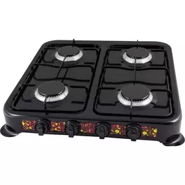 плитка газовая (4 конфорки, черная) energy en-004b
