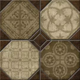 Плитка керамогранит Шале 3Д бежевый 40х40 (1,76м2/84,48м2) керамогранит