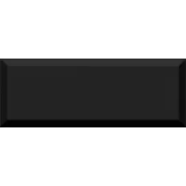 Плитка настенная 15х40 Бельканто черный грань 15081