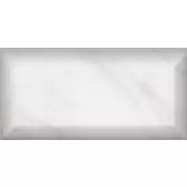 Плитка настенная Фрагонар белый грань 7,4х15 16073