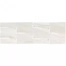 плитка настенная lira prisma 25*75 белый 51083