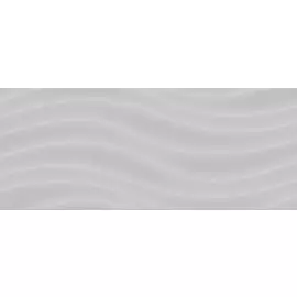 плитка настенная osaka wave серый 20х50 (1,3м2/62,4м2) 522151