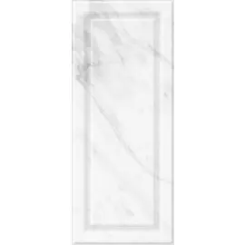 плитка настенная (рельеф) noir white белый 01 25х60