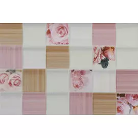 Плитка настенная Романтика многоцветный низ 03 микс 20х30