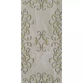 Плитка настенная Sezar Beige Glossy Ceramic Dec 30х60 бежевый