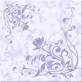 Плитка потолочная Веснянка 8 фиолетовый 8шт