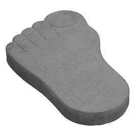 Плитка тротуарная След великана, серая (А)