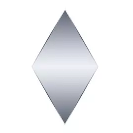 плитка зеркальная ika ромб 190х330 еврокромка (4шт/уп)