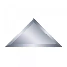 плитка зеркальная ika треугольник 250х250 с фацетом (8шт/уп)