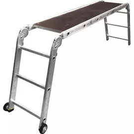 подмость передвижная 3*6*3 (съёмная площадка+колеса) алюмет, sms363 sms363