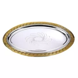 Поднос сервировочный стальной 47*30 920-014