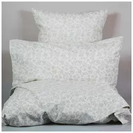 Пододеяльник + 2 наволочки поплин Бежевый цветок (651)