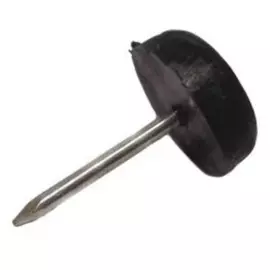 подпятник на гвозде, черный (20 шт)