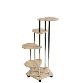 Подставка для цветов "Четверочка" дуб сонома 1616077909