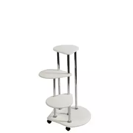 Подставка для цветов "Троечка" белый 5695716609