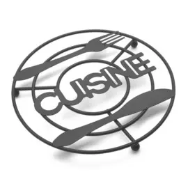 подставка стальная под горячее mineral, 20x20x1 см