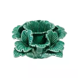 Подсвечник 12х12х6см "Акита" керамика 19C707/зеленый