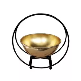 Подсвечник металлический Винчи 21х15х22см 9077B