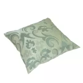 Подушка декоративная 40*40см на молнии, 01 вензель Зеленый 13957/13