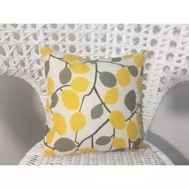 подушка декоративная casa conforte лимонник 35x35 габардин 6142014