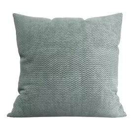 подушка декоративная нрава 44x44 велюр голубой