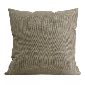 подушка декоративная нрава 44x44 велюр коричневый