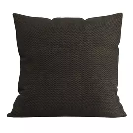 подушка декоративная нрава 44x44 велюр коричневый