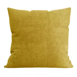 подушка декоративная нрава 44x44 велюр желтый