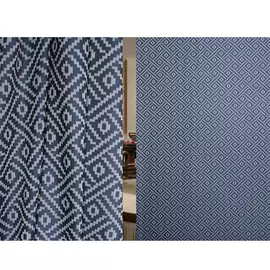 подушка декоративная узор 40x40 жаккард синий