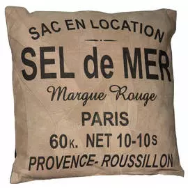 Подушка кожаная SEL DE MER (40x40)
