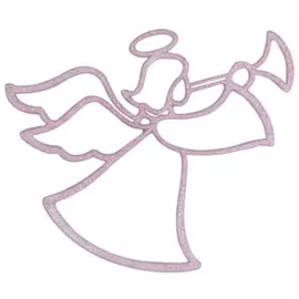 подвесное украшение ангел розовый