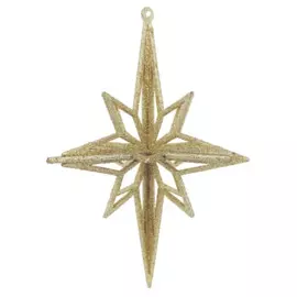 подвесное украшение ромб золотой