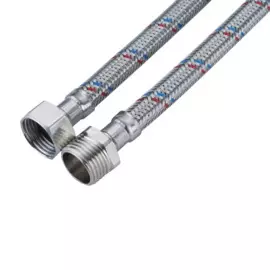 подводка д/воды 1/2"вр-нр 80см сталь 771854