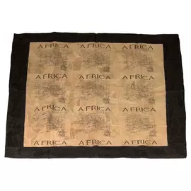 Покрывало кожаное AFRICA MAP (125x150)