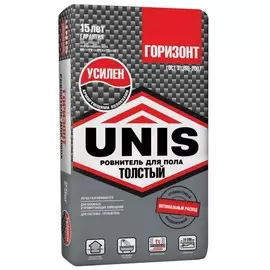 пол наливной армированный unis горизонт, 20 кг