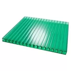 Поликарбонат сотовый 8мм 2,1*12м бирюза Novoglass