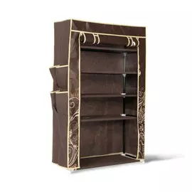 полка д/обуви с чехлом sheffilton sht-sr1 темно-коричневый