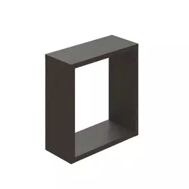 полка мебельная квадратная 300х300х124 (венге темный)