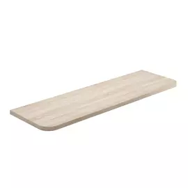 полка с закруглением 800х250х16 (дуб сонома)