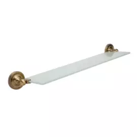 полка стеклянная "real" fora