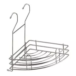 полка угловая малая 205*205*250мм хром le-550