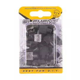 полкодержатель лопат. d6мм пласт.черн (16 шт) "element"