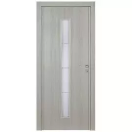 Полотно дверное 705 ASH ДО 600 со стеклом SATINATO