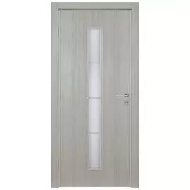 Полотно дверное 705 ASH ДО 700 со стеклом SATINATO