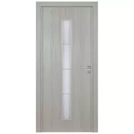 Полотно дверное 705 ASH ДО 800 со стеклом SATINATO