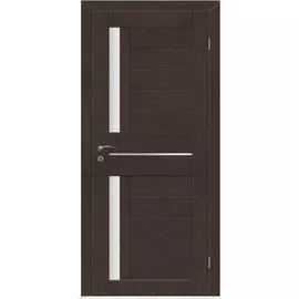 Полотно дверное DUPLEX 3 ДО 600 венге стекло Мателюкс
