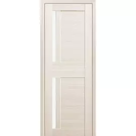 Полотно дверное DUPLEX 3 ДО 800 Дуб белый стекло Мателюкс