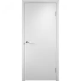 полотно дверное глухое 90x200см, ламинация, цвет белый