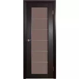 Полотно дверное INTERI 5/1 ДО 700 Венге, стекло Мателюкс