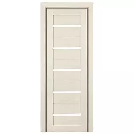 Полотно дверное Эш вайт мелинга №7 700 стекло матовое